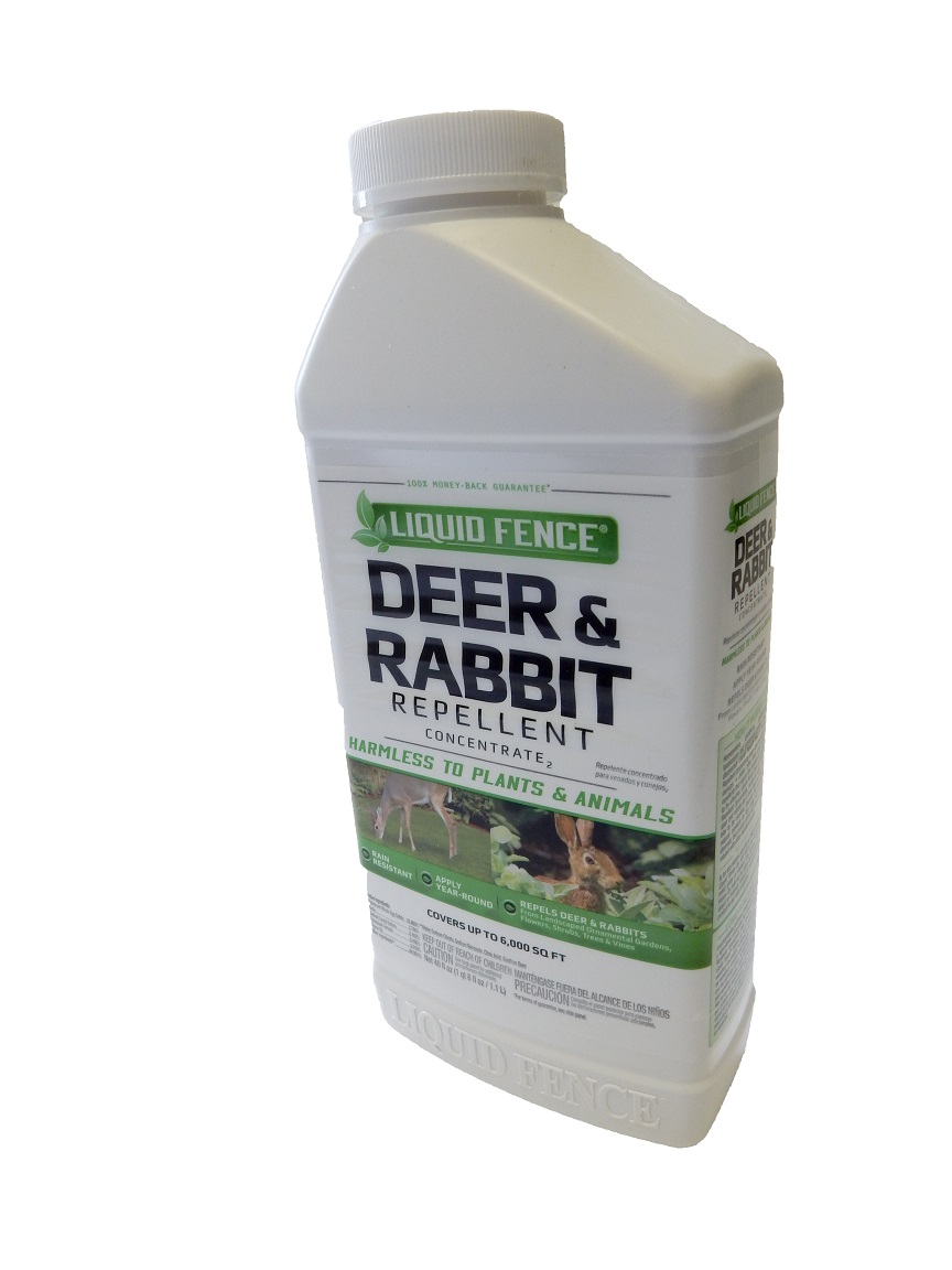 Liquid Fence Deer & Rabbit Repellent 40 oz Bottle Concentrate - 6 per case - Chemicals